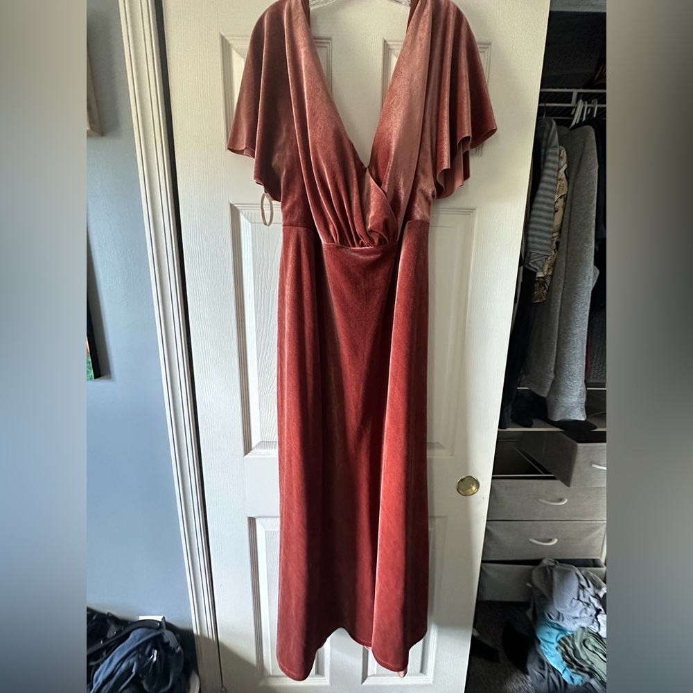 Jenny Yoo Ellis Dress English Rose Size 20